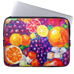 "Fresh Fruits Pattern" Cute Art. Buy Now  Laptop Sleeve