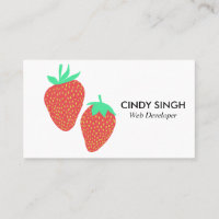 FRESH FRUITS: strawberries illustrated
