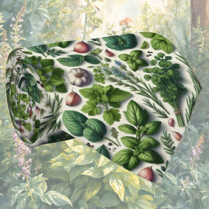 Fresh Garden Herbs Foodie Kitchen Neck Tie