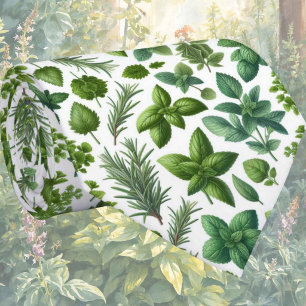 Fresh Garden Herbs Foodie Kitchen Neck Tie