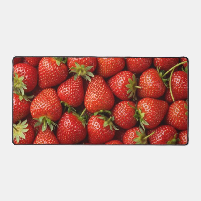 Fresh Garden Strawberry Desk Mat (Front)