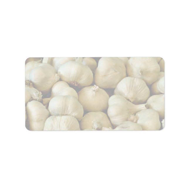 Fresh garlic Photo Label (Front)