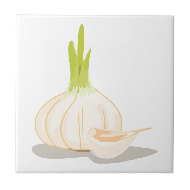 Fresh Garlic Tile (Front)