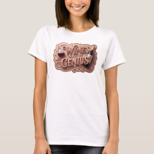 Fresh Gold WINE MAKES ME GENIUS Quote Shirt