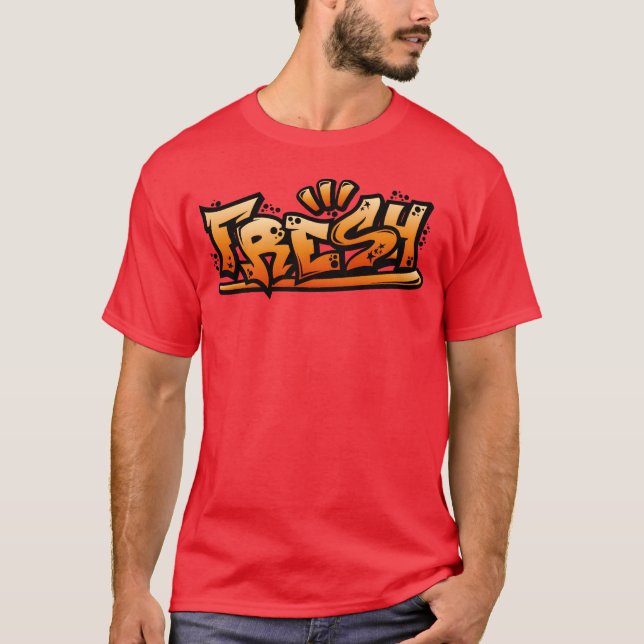 Fresh Graffiti friends T-Shirt (Front)
