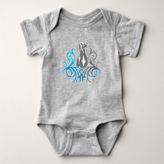 Fresh Great Dane  Baby Bodysuit (Front)