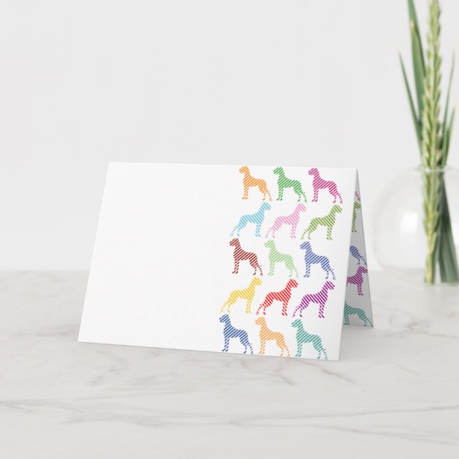 Fresh Great Dane Pattern Card (Front)