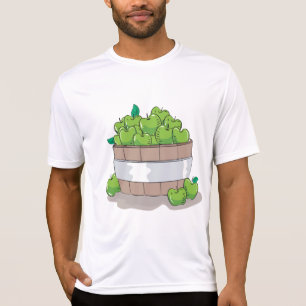 Fresh Green Apple Harvest Barrel Granny Smith T-Shirt