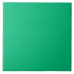 Fresh Green Ceramic Tile. Tile<br><div class="desc">I think this green has a gorgeous fresh look. A green with a blue tone, which makes it a cool color. This is a lovely green to have in your home. Perhaps in a room that brings the outside in? For all your household decorations, also for any upcycling in the...</div>