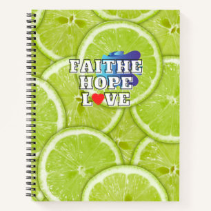 Fresh Green Lime  Notebook