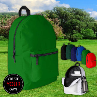 Fresh Green Pine Tree Backpack, Bag / Customise