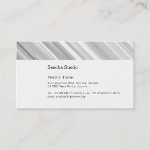 Fresh Grey with Black Business Card
