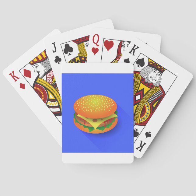 Fresh Hamburger Playing Cards (Back)