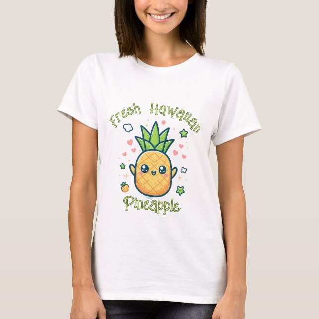 Fresh Hawaiian Pineapple T-Shirt (Front)