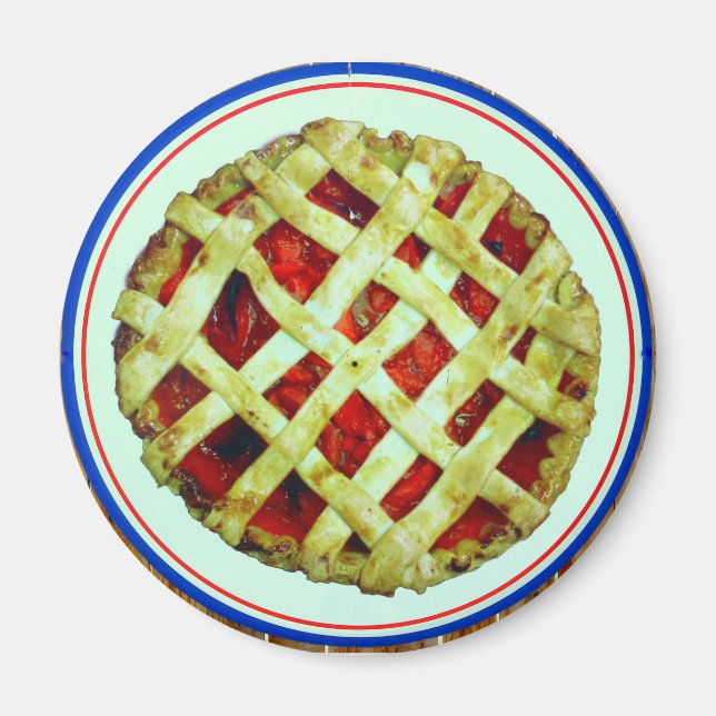 fresh homemade pie magnet (Front)