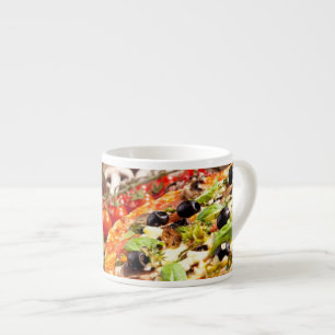 Fresh Italian pizza Espresso Cup