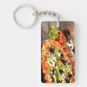 Fresh Italian pizza Key Ring