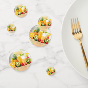 Fresh Juicy Fruits Confetti