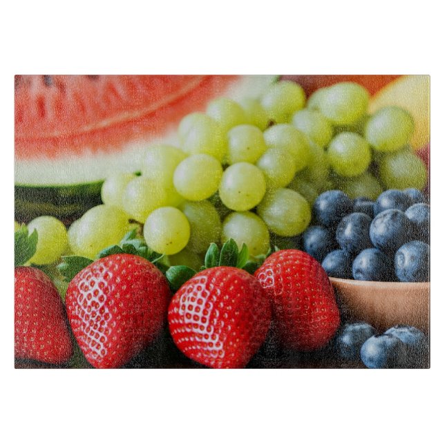 Fresh Juicy Fruits  Cutting Board (Front)