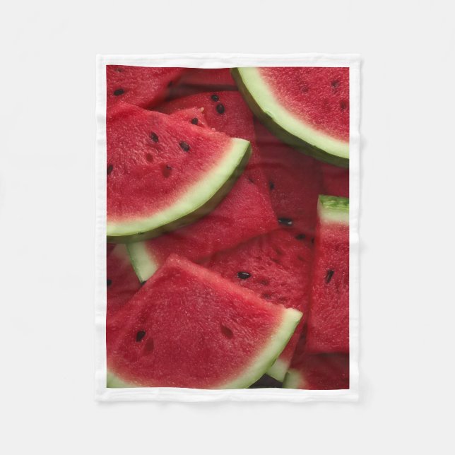 Fresh Juicy Watermelon Blanket (Front)