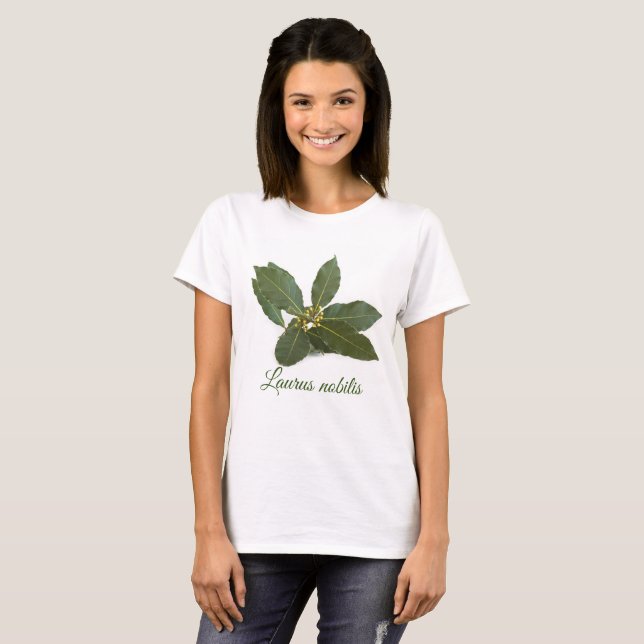 Fresh laurel leaves T-Shirt (Front Full)
