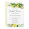 Fresh Lemon Bridal Shower Invitation Card 02