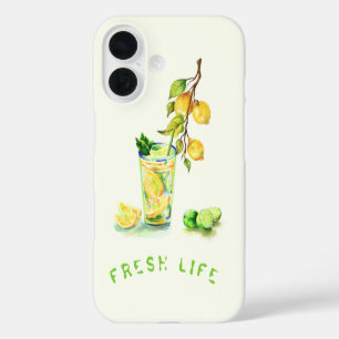 Fresh Lemon Drink iPhone Case