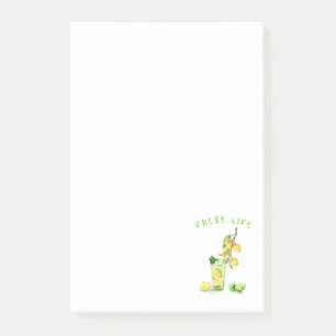 Fresh Lemon Drink Sticky Notes
