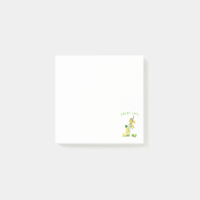 Fresh Lemon Juice Drink Lemonade Summer Party - Post-it Notes (Front)