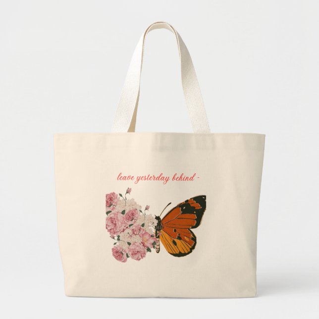 Fresh Lemon Pattern Tote Bag – Citrus Summer Desig (Front)