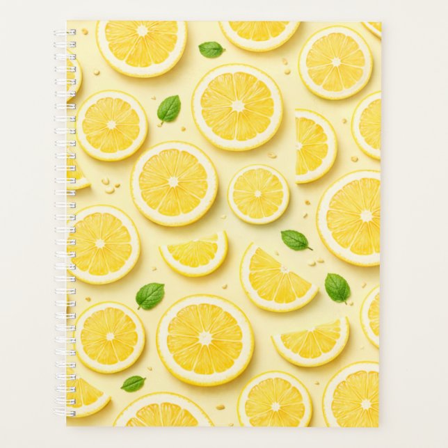 Fresh Lemon Slices Planner (Front)