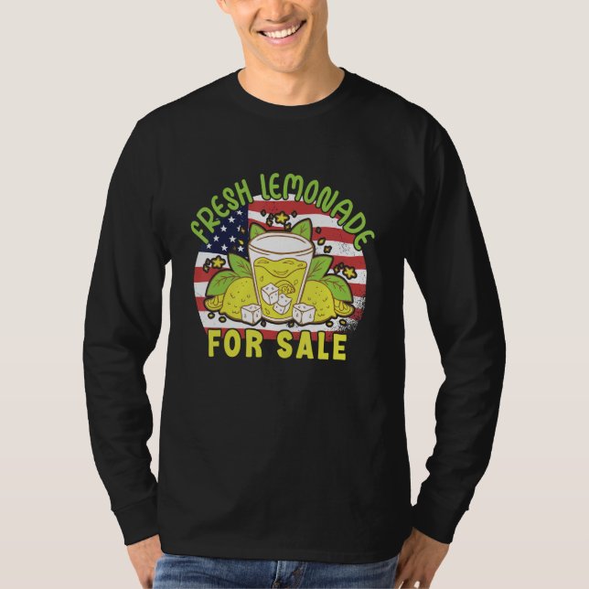 Fresh Lemonade For Sale Stand Lemonade Business T-Shirt (Front)