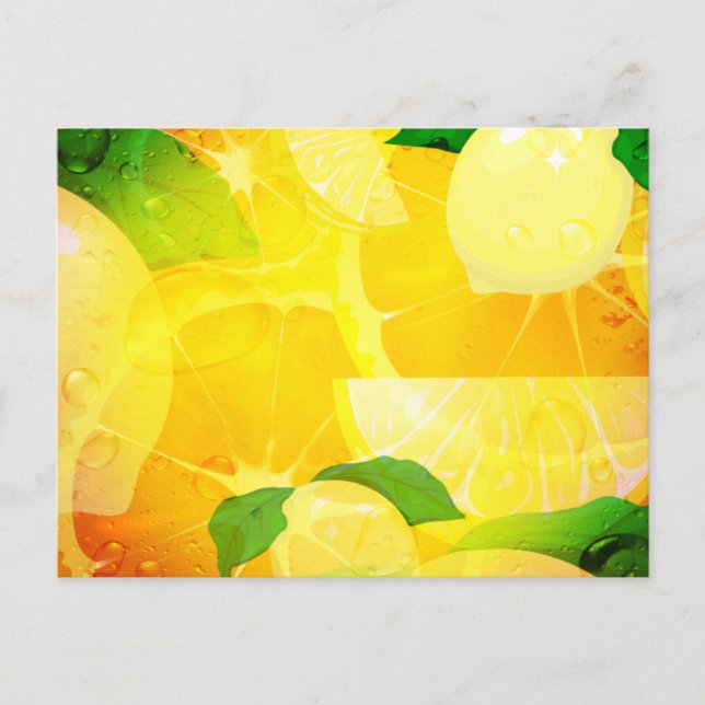 Fresh Lemons Postcard (Front)