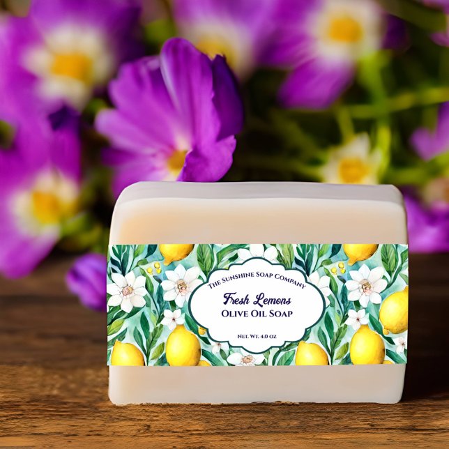 Fresh Lemons Soap Belly Band Invitation Belly Band (Creator Uploaded)