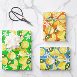 Fresh Lemons Wrapping Paper Sheet