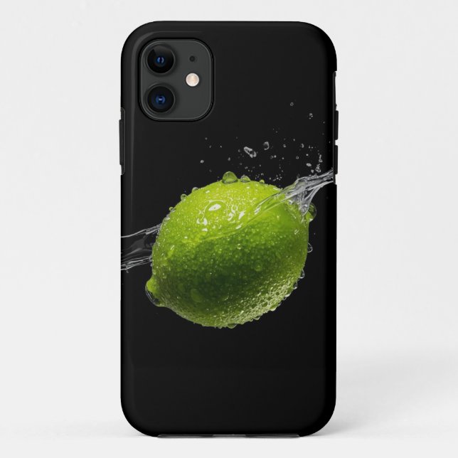 Fresh Lime Splash Mobile Case (Back)