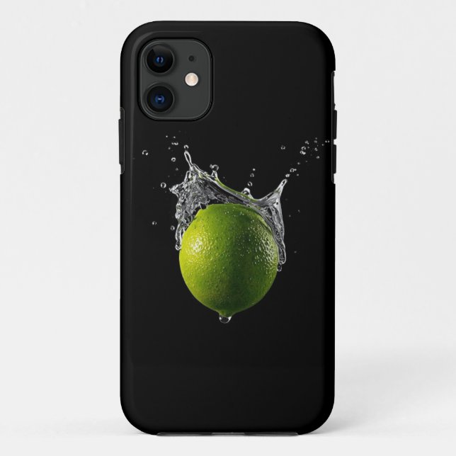 Fresh Lime Splash Mobile Case (Back)