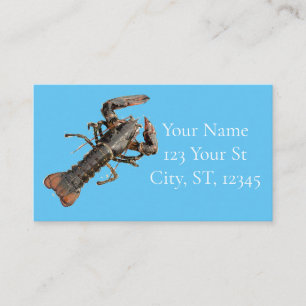 Fresh Maine Lobster Thunder_Cove Business Card