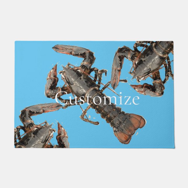 Fresh Maine Lobster Thunder_Cove Doormat (Front)