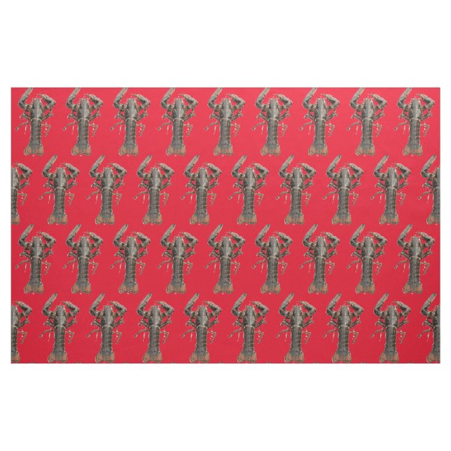 Fresh Maine Lobster Thunder_Cove  Fabric (Fat Quarter)