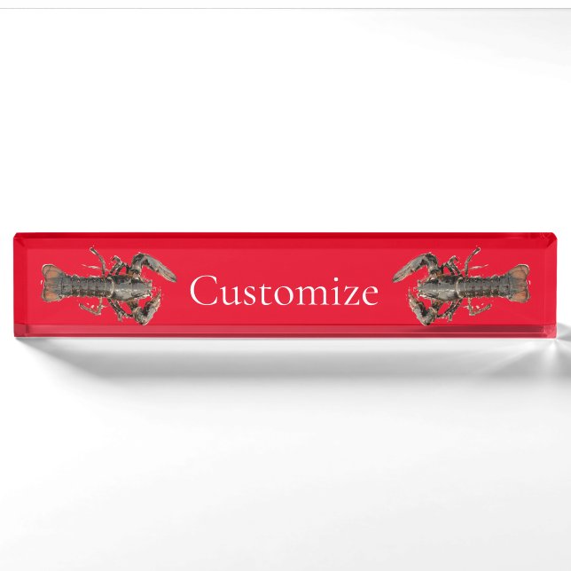 Fresh Maine Lobster Thunder_Cove Nameplate (Front)