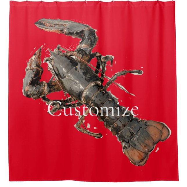 Fresh Maine Lobster Thunder_Cove Shower Curtain (Front)