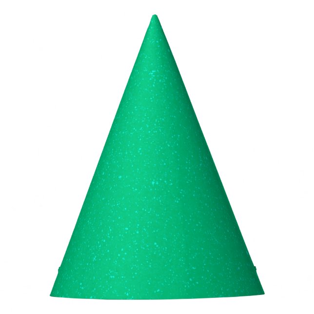 Fresh Mint Green Party Hat - Customisable (Front)