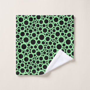 Fresh mint vibes bubbles wash cloth