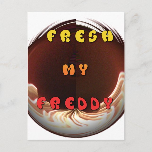 Fresh My Freddy Art Print Postcard (Front)