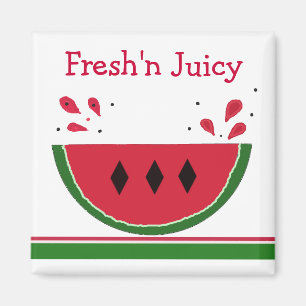 Fresh N' Juicy Watermelon Magnet