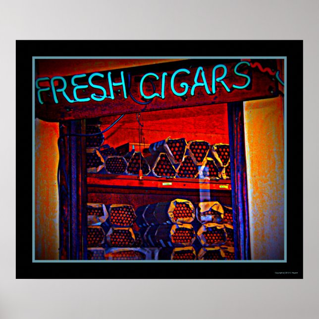 Fresh New Orleans Cigars Poster (Front)