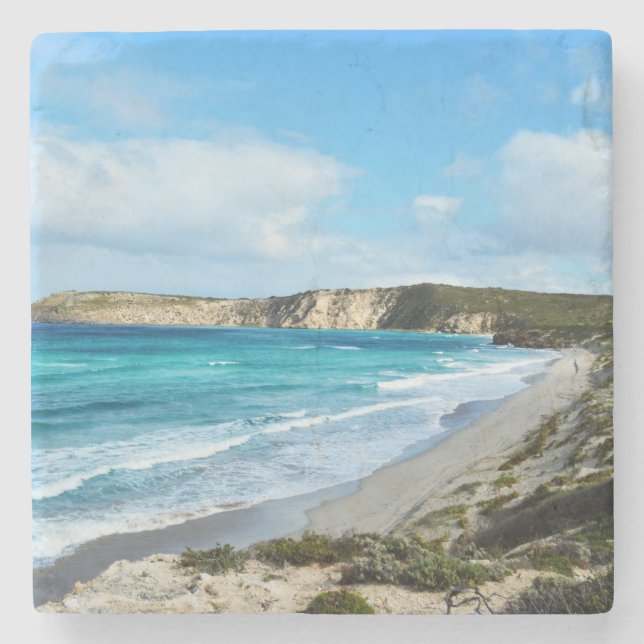 Fresh Ocean Breezes,    Stone Coaster (Front)