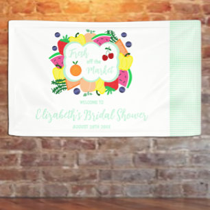 Fresh Off The Market Bridal Shower Banner