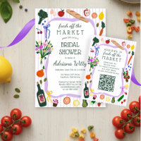FRESH OFF THE MARKET Bridal Shower CUSTOM QR Code
